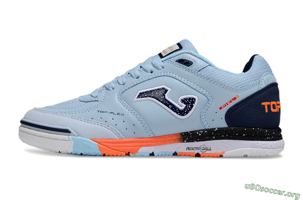 Joma Top Flex IC Football Shoes - Jade/Blue/White 3