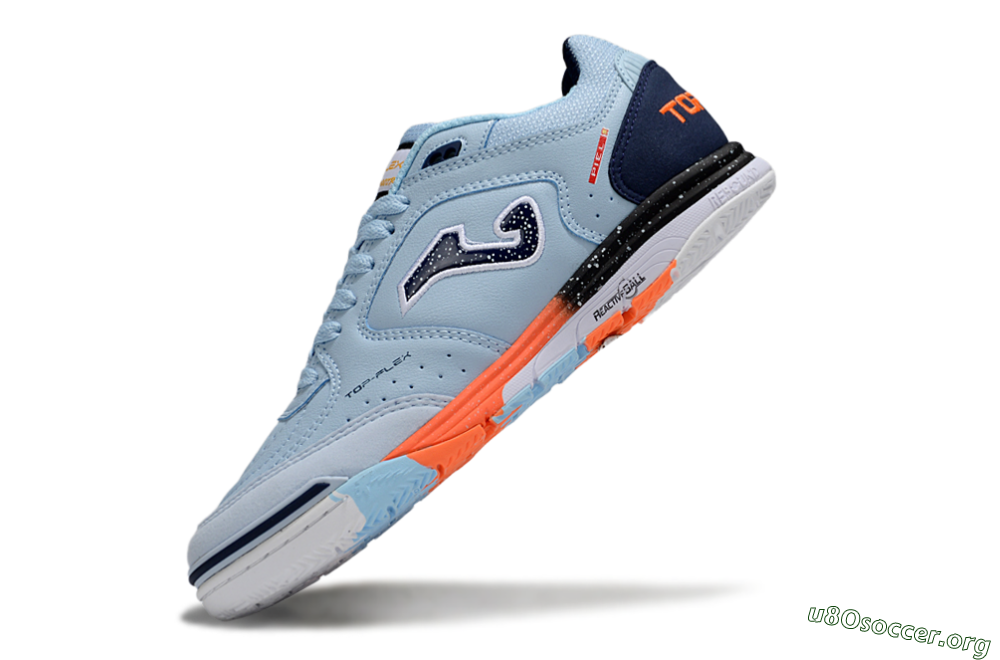 Joma Top Flex IC Football Shoes - Jade/Blue/White 5