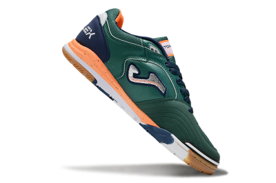 Joma Top Flex IC Football Shoes - Green/Silver/Blue