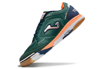 Joma Top Flex IC Football Shoes - Green/Silver/Blue