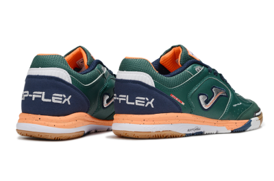 Joma Top Flex IC Football Shoes - Green/Silver/Blue