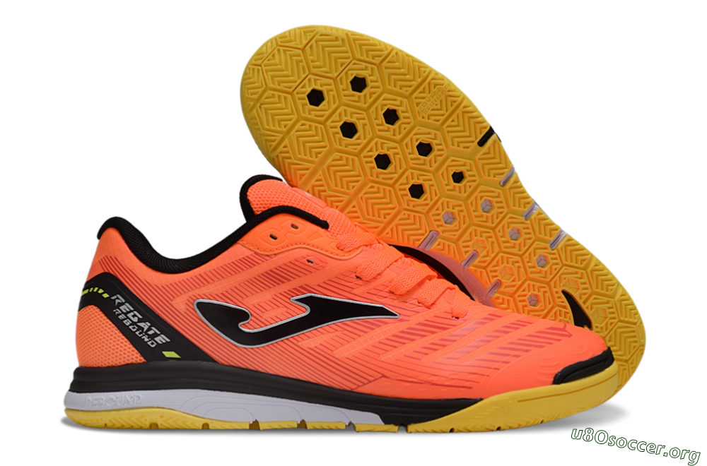 Joma Top Flex IC Football Shoes - Red/Black/Yellow 2