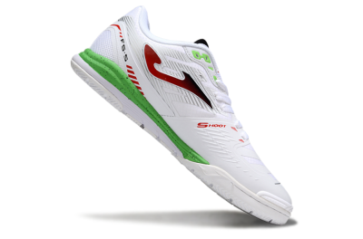 Joma Top Flex IC Football Shoes - White/Red/Yellow