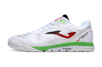 Joma Top Flex IC Football Shoes - White/Red/Yellow