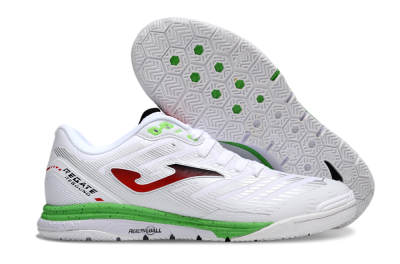 Joma Top Flex IC Football Shoes - White/Red/Yellow