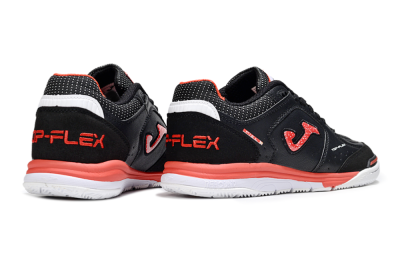 Joma Top Flex IC Football Shoes - Black/Red/White