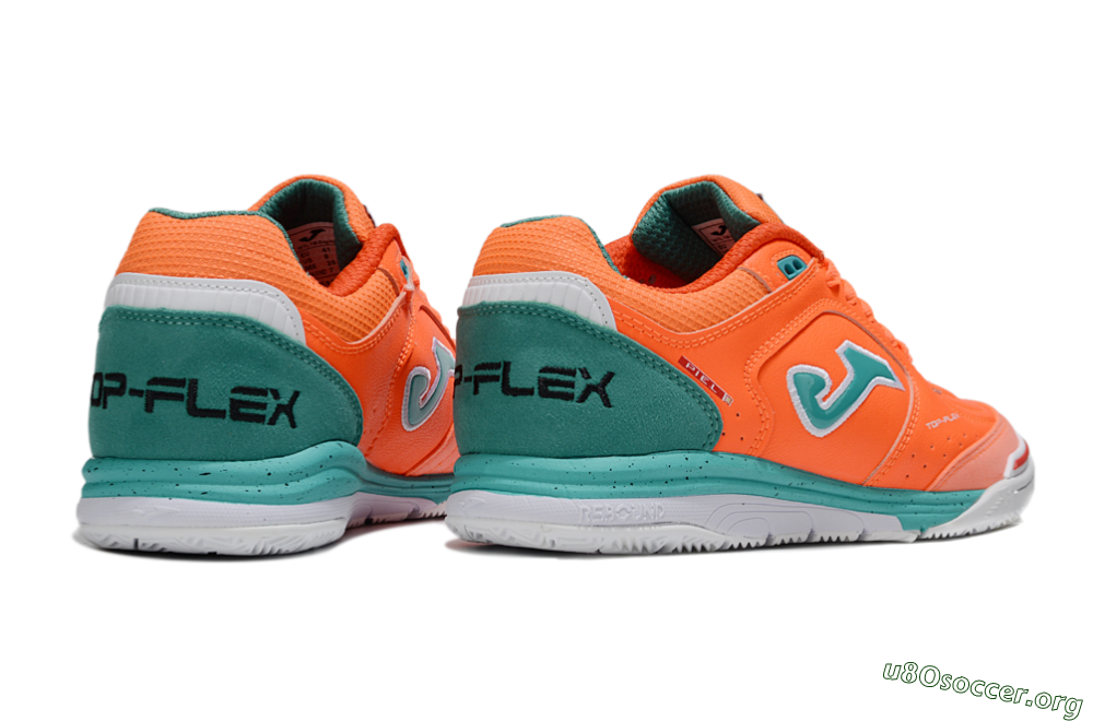 Joma Top Flex IC Football Shoes - Red/Jade/White 6