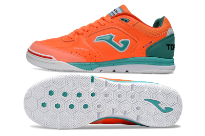 Joma Top Flex IC Football Shoes - Red/Jade/White