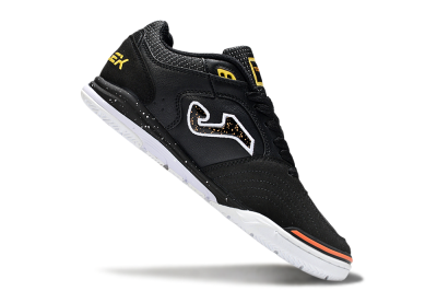 Joma Top Flex IC Football Shoes - White/Black/Yellow