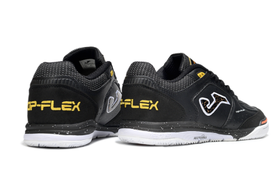 Joma Top Flex IC Football Shoes - White/Black/Yellow