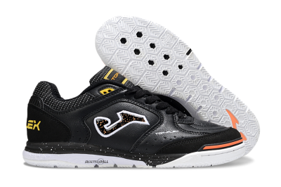 Joma Top Flex IC Football Shoes - White/Black/Yellow