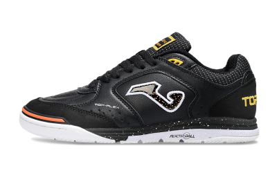 Joma Top Flex IC Football Shoes - White/Black/Yellow
