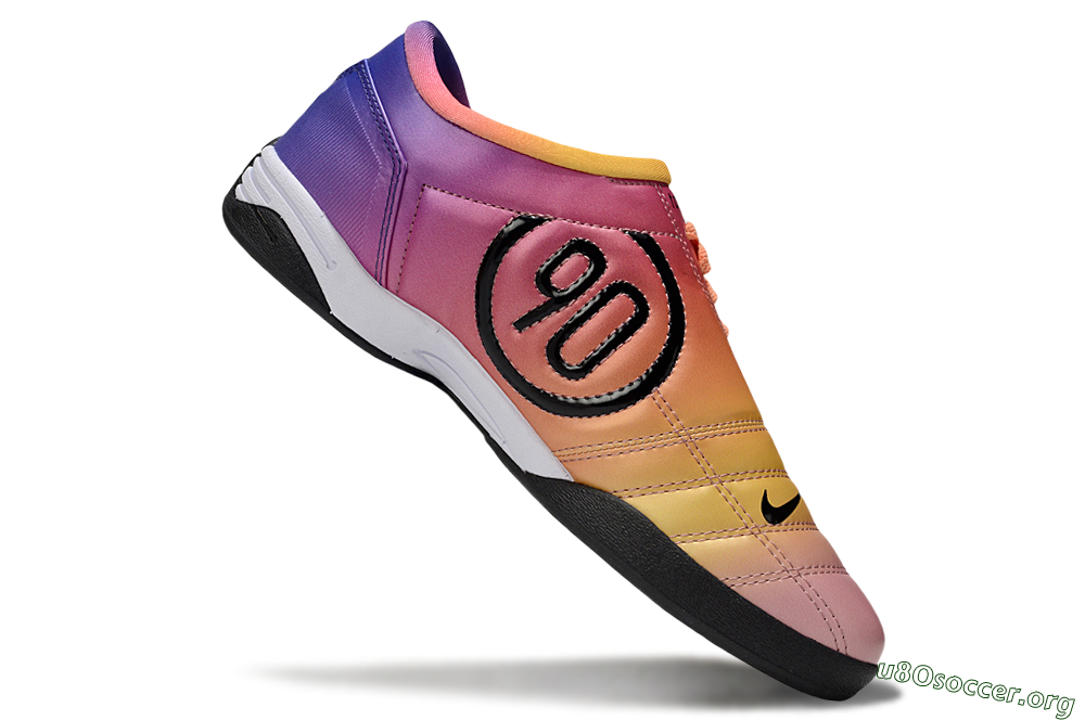 Nike Total 90 III IC Football Shoes - Pink/Yellow/Purple 4