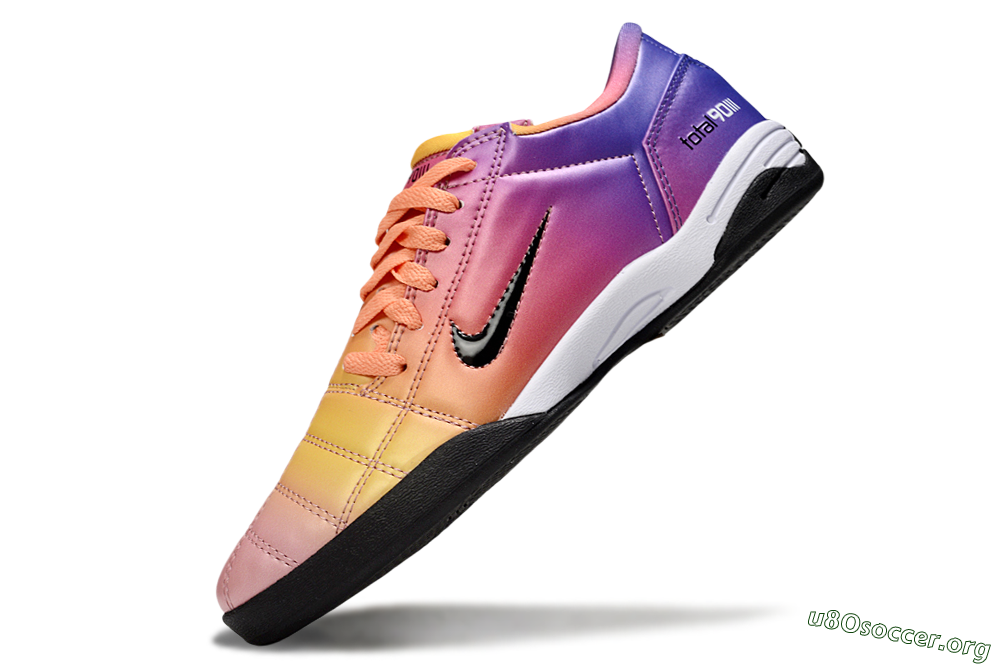 Nike Total 90 III IC Football Shoes - Pink/Yellow/Purple 5