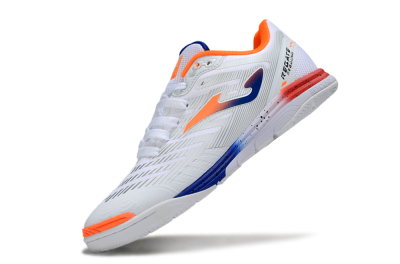 Joma Top Flex IC Football Shoes - White/Blue/Red