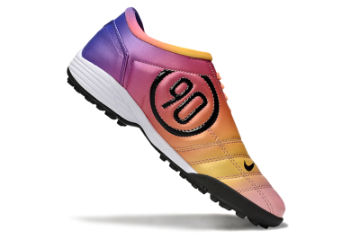 Nike Total 90 III TF Football Shoes - Pink/Yellow/Purple