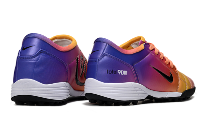 Nike Total 90 III TF Football Shoes - Pink/Yellow/Purple