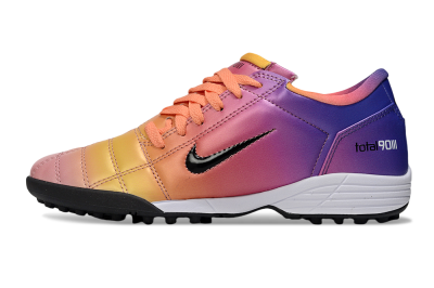 Nike Total 90 III TF Football Shoes - Pink/Yellow/Purple