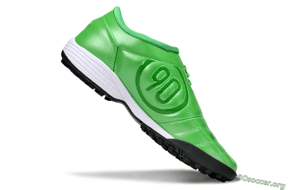Nike Total 90 III TF Football Shoes - Green/White 4