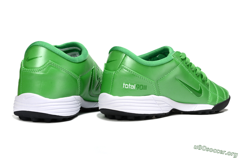 Nike Total 90 III TF Football Shoes - Green/White 6