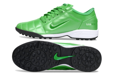 Nike Total 90 III TF Football Shoes - Green/White