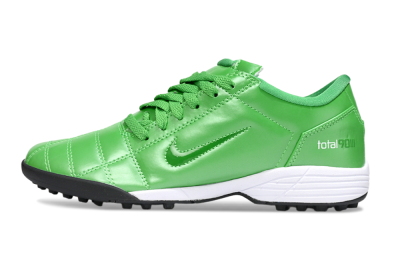 Nike Total 90 III TF Football Shoes - Green/White