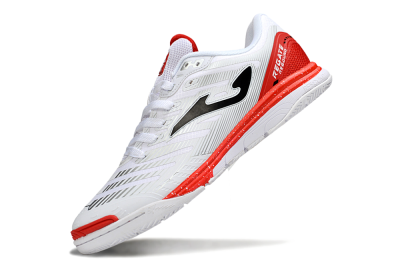 Joma Top Flex IC Football Shoes - White/Black/Red