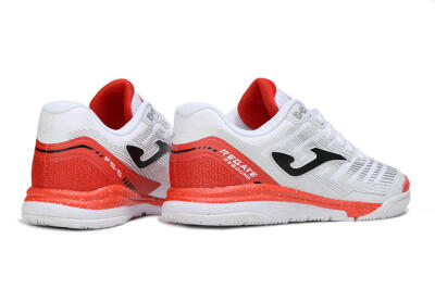 Joma Top Flex IC Football Shoes - White/Black/Red