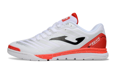 Joma Top Flex IC Football Shoes - White/Black/Red