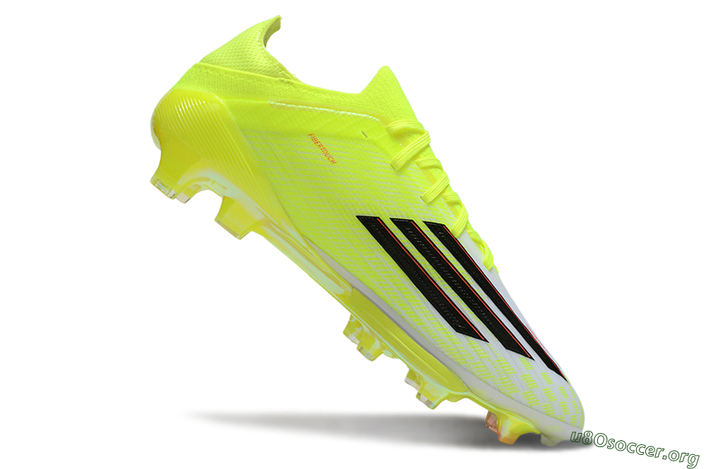 Adidas F50+ Elite Lightstrike Pro FG Football Boots - Yellow/Black/Red 4