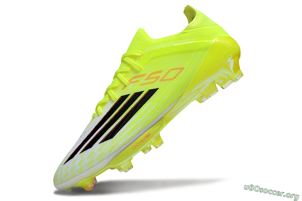 Adidas F50+ Elite Lightstrike Pro FG Football Boots - Yellow/Black/Red 5