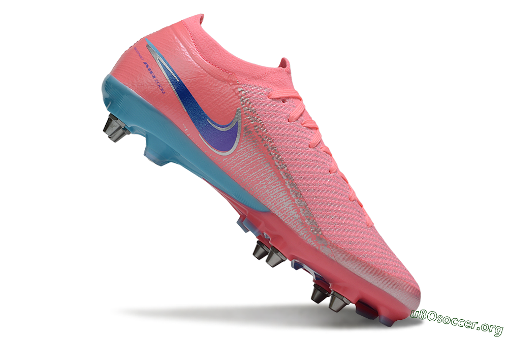 Nike Air Zoom Mercurial Vapor 16 Elite SG Football Boots - Red/Silver/Blue 4