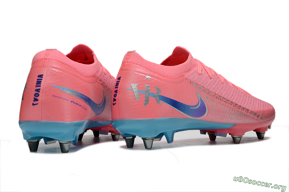 Nike Air Zoom Mercurial Vapor 16 Elite SG Football Boots - Red/Silver/Blue 6