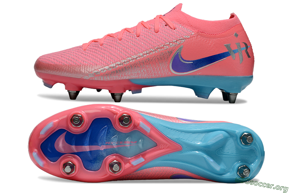 Nike Air Zoom Mercurial Vapor 16 Elite SG Football Boots - Red/Silver/Blue 1