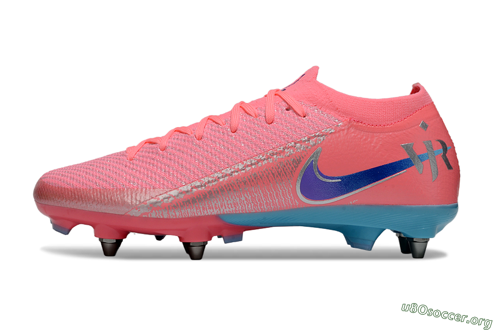 Nike Air Zoom Mercurial Vapor 16 Elite SG Football Boots - Red/Silver/Blue 3