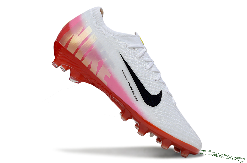 Nike Air Zoom Mercurial Vapor 16 Elite AG Football Boots - White/Black/Red 4