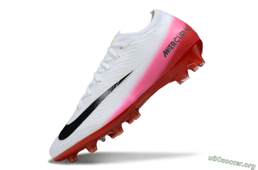 Nike Air Zoom Mercurial Vapor 16 Elite AG Football Boots - White/Black/Red 5