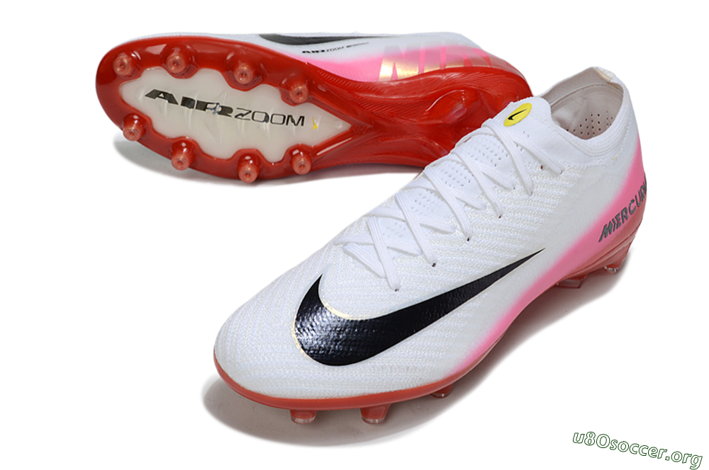 Nike Air Zoom Mercurial Vapor 16 Elite AG Football Boots - White/Black/Red 0