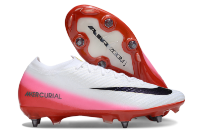 Nike Air Zoom Mercurial Vapor 16 Elite SG Football Boots - White/Black/Red