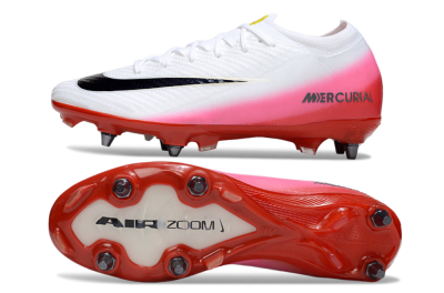 Nike Air Zoom Mercurial Vapor 16 Elite SG Football Boots - White/Black/Red