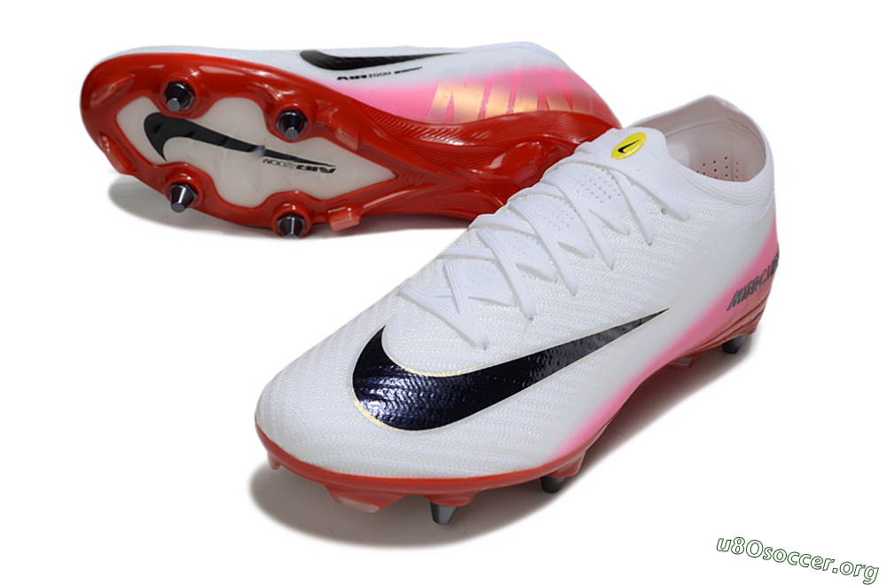 Nike Air Zoom Mercurial Vapor 16 Elite SG Football Boots - White/Black/Red 0