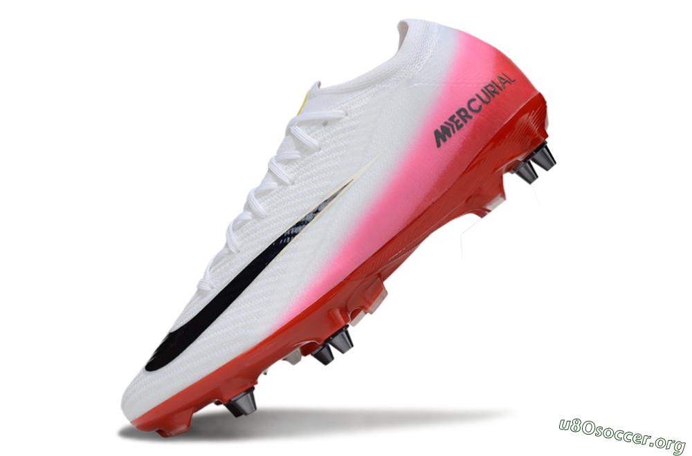 Nike Air Zoom Mercurial Vapor 16 Elite SG Football Boots - White/Black/Red 5