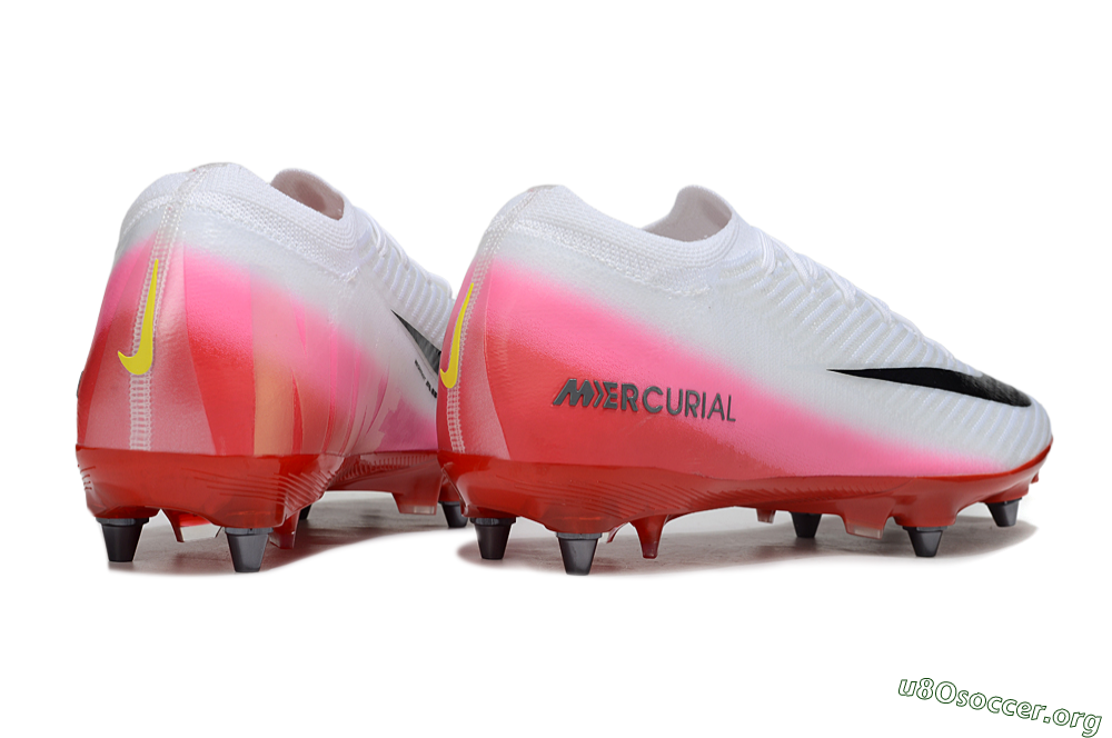 Nike Air Zoom Mercurial Vapor 16 Elite SG Football Boots - White/Black/Red 6