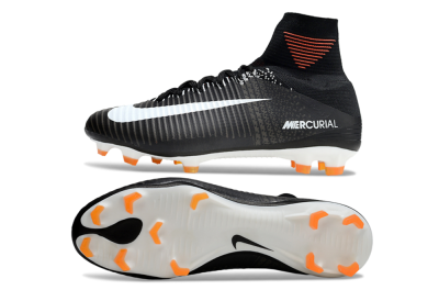 Nike Zoom Mercurial Superfly 5 Elite FG Football Boots - Black/White/Red