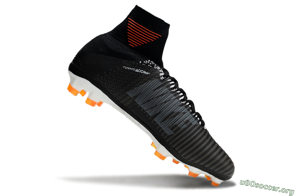 Nike Zoom Mercurial Superfly 5 Elite FG Football Boots - Black/White/Red 4