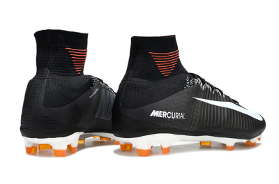 Nike Zoom Mercurial Superfly 5 Elite FG Football Boots - Black/White/Red
