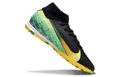 Nike Air Zoom Mercurial Superfly 10 Elite TF Football Shoes - Black/Yellow/Red