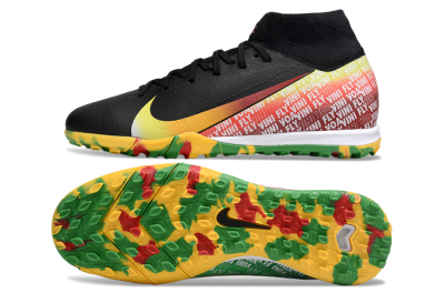 Nike Air Zoom Mercurial Superfly 10 Elite TF Football Shoes - Black/Yellow/Red