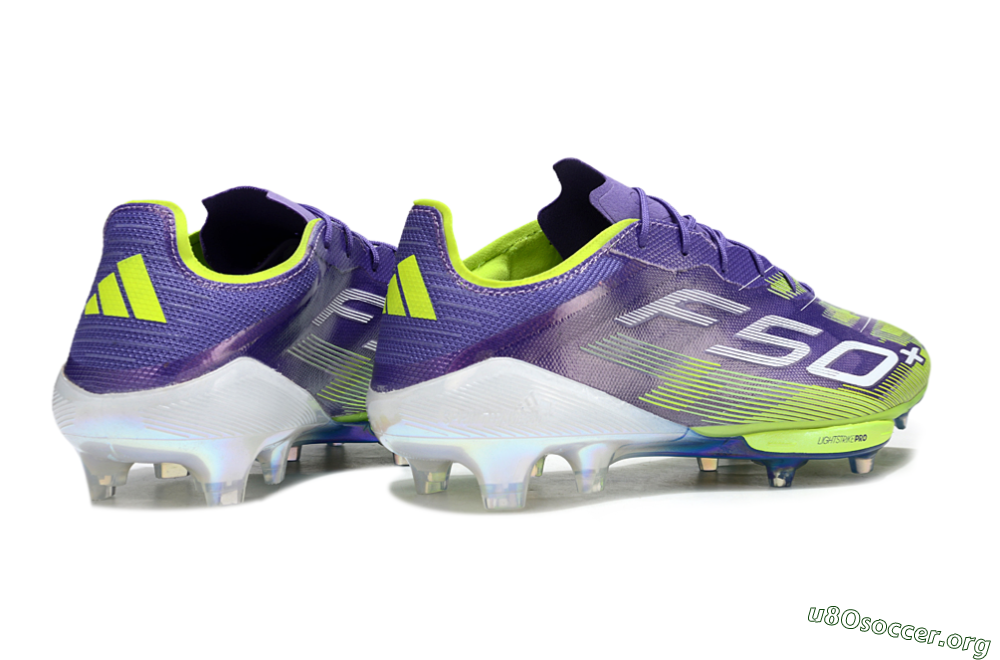 Adidas F50+ Elite Lightstrike Pro FG Football Boots - Purple/Yellow/White 6