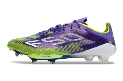 Adidas F50+ Elite Lightstrike Pro FG Football Boots - Purple/Yellow/White